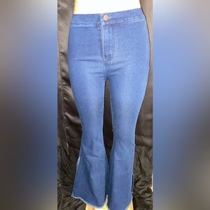 Dark Blue Jean Bell Bottoms